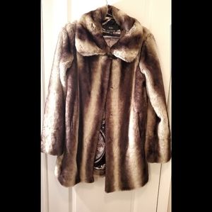 Dennis Basso Faux Fur Coat